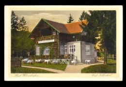 Bad Worishofen Cafe Zillcrthal / Postcard Circulated, 2 Scans - Bad Wörishofen