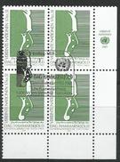 UNO-Wien, 2001, 341, Dag Hammarskjöld.   Viererblock Mit RZf. Used First Day - Used Stamps