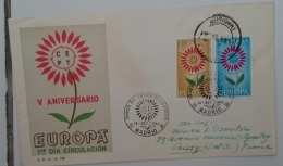 ESPAGNE Idée Européenne. Europa . Yvert 1271/72 FDC, Enveloppe 1er Jour. - Idées Européennes