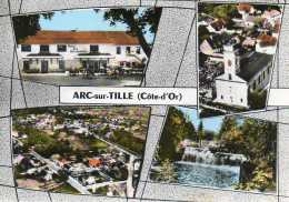 CPSM - ARC-sur-TILLE (21) - Carte Multi-Vues De 1966 - Hôtel Des Marronniers - Autres & Non Classés