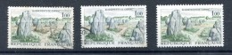 Variétés Sur Yvert 1440 - Carnac - Dont Herbe Marron - T 370 - Usados