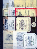 BORDEAUX - Lot 12 Etiquettes - N° 6 - Collections, Lots & Séries