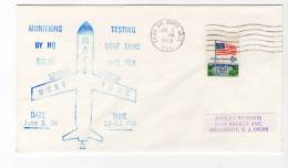 LETTRE ROCKET - U.S.A - EGLIN AIR FORCE BASE : 03/06/1969 - USAF TAWC (munitions Testing) - Estados Unidos