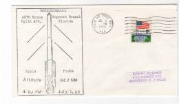 LETTRE ROCKET - U.S.A - EGLIN AIR FORCE BASE : 01/07/1969 - NIKE IROQUOIS - Estados Unidos