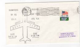 LETTRE ROCKET - U.S.A - EGLIN AIR FORCE BASE : 08/10/1969 - USAF TAWC (munitions Testing) - Estados Unidos