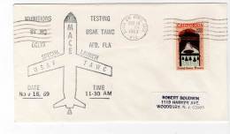 LETTRE ROCKET - U.S.A - EGLIN AIR FORCE BASE : 18/11/1969 - USAF TAWC (munitions Testing) - Estados Unidos