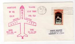 LETTRE ROCKET - U.S.A - EGLIN AIR FORCE BASE : 26/11/1969 - USAF TAWC (munitions Testing) - Estados Unidos