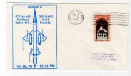 LETTRE ROCKET - U.S.A - EGLIN AIR FORCE BASE : 10/02/1970 - BOMARC B - Estados Unidos