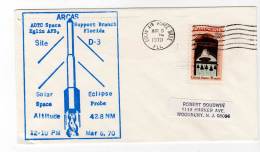 LETTRE ROCKET - U.S.A - EGLIN AIR FORCE BASE : 06/03/1970 - ARCAS - Estados Unidos