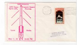 LETTRE ROCKET - U.S.A - EGLIN AIR FORCE BASE : 07/05/1970 - NIKE IROQUOIS - Estados Unidos