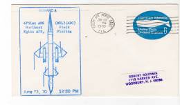 LETTRE ROCKET - U.S.A - EGLIN AIR FORCE BASE : 23/06/1970 - BOMARC A - Estados Unidos