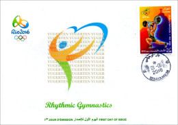 ALGERIE ALGERIA 2016 - FDC Olympic Games Rio 2016 Rhythmic Gymnastics Olympische Spiele Olímpicos Olympics JO - Verano 2016: Rio De Janeiro