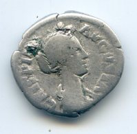 Denier De Crispine En Argent - La Dinastia Antonina (96 / 192)