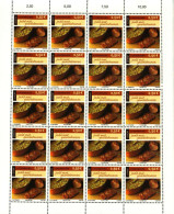 Luxembourg Feuille De 20 Timbres à 0,50 Euro Judd Mat Gaardebounen EUROPA 2005 - Full Sheets