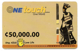 GHANA Prepayée ONE TOUCH AIDS - Ghana