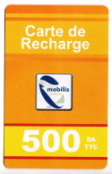 ALGERIE Prepayée MOBILIS Date 31/12/2007 - Algerien