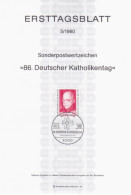 Germany Deutschland 1980-05 86. Deutscher Katholikentag, Kardinal V. Preysing, Prelate, Canceled In Berlin - 1974-1980