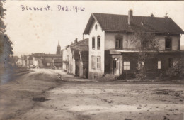 CP Photo Décembre 1916 BLAMONT - Une Rue, L'hopital (A146, Ww1, Wk 1) - Blamont