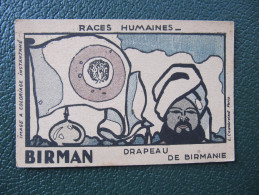 Carte Pub PHOSPHATINE - BIRMAN - DRAPEAU BIRMANIE - (Image à Coloriage Instantané) - Asien