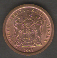 SUD AFRICA 5 CENTS 1991 - Afrique Du Sud