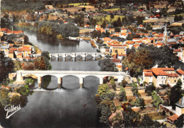 16- CONFOLENS- VUE GENERALE , LES DEUX PONTS SUR LA VIENNE - Confolens