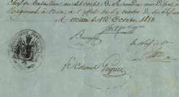 22e REGIMENT D'INFANTERIE LEGERE - Scilla 1810 - Armee De Naples - General GOGUET (1764-1821) Nola - Historical Documents