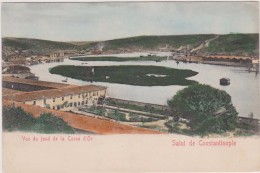 TURQUIE,TURKEY,TURKIYE,CONSTANTINOPLE,ISTANBUL  EN 1910,CARTE ANCIENNE,VUE AERIENNE - Turkey