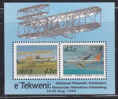 Südafrika 1993. Nationale Luftfahrt - National Philatelic Exhibition (B.2215) - Ungebraucht