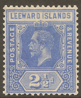 LEEWARD IS 1921 2 1/2d KGV Die I SG 85 HM #UR343 - Leeward  Islands