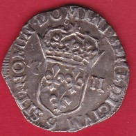 France Henri IV - 1/4 Ecu - 1603 "9" - Argent - 1589-1610 Enrico IV