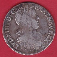 France Louis XIIII - 1/2 Ecu 1660 I - Bayonne - Argent - 1643-1715 Louis XIV Le Grand