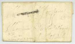 AR DE FLANDRE (SE23) - GUERRE DE LA SUCCESSION D’ESPAGNE – SIEGE DU QUESNOY - 1712 Morlaix Bretagne - TEXTE - Army Postmarks (before 1900)