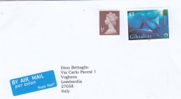 Gran Bretagna 2016 - Busta X L'Italia Affrancata Con 2 Stamps - Covers & Documents