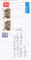 Gran Bretagna 2016 - Busta X L´Italia Affrancata Con 4 Stamps - Lettres & Documents