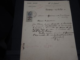 GUINEE FRANCAISE - Timbre Fiscal Sur Document - Trés Rare Pour Cette Ancienne Colonie Française - A Voir - Lot N°16426 - Storia Postale