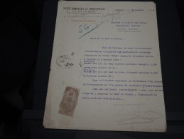 GUINEE FRANCAISE - Timbre Fiscal Sur Document - Trés Rare Pour Cette Ancienne Colonie Française - A Voir - Lot N°16433 - Lettres & Documents