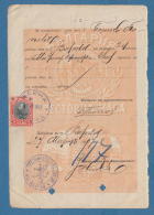 212069 / 1907 - 2 Lv KING FERDINAND I ( OPENING Passbook Savings Bank ) VARNA ,  BEE Cycling POSTMAN Bulgaria - Brieven En Documenten