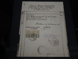 GUINEE FRANCAISE - Timbre Fiscal Sur Document - Trés Rare Pour Cette Ancienne Colonie Française - A Voir - Lot N°16451 - Storia Postale