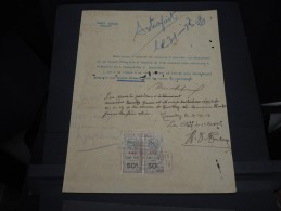 GUINEE FRANCAISE - Timbre Fiscal Sur Document - Trés Rare Pour Cette Ancienne Colonie Française - A Voir - Lot N°16456 - Lettres & Documents