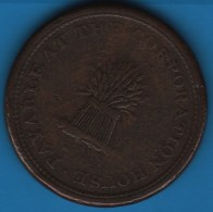 NORFOLK TUNSTEAD & HAPPING  ONE PENNY 1812  TOKEN - Monedas/ De Necesidad