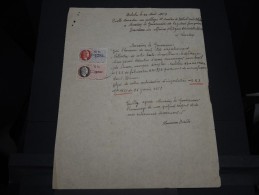 GUINEE FRANCAISE - Timbre Fiscal Sur Document - Trés Rare Pour Cette Ancienne Colonie Française - A Voir - Lot N°16463 - Storia Postale