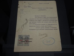 GUINEE FRANCAISE - Timbre Fiscal Sur Document - Trés Rare Pour Cette Ancienne Colonie Française - A Voir - Lot N°16419 - Lettres & Documents