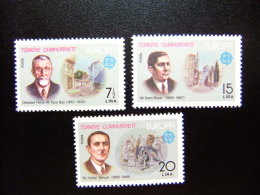 TURQUIE TURQUIA 1980 EUROPA Yvert Nº 2279 / 2281 ** MNH - Unused Stamps