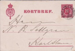 Suède - Entiers Postaux - Postal Stationery