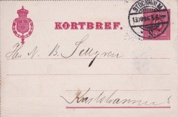 Suède - Entiers Postaux - Postal Stationery