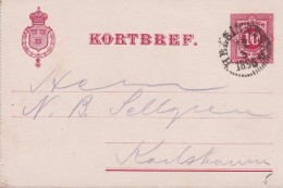 Suède - Entiers Postaux - Postal Stationery