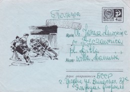 Hockey Sur Glace - Lettre - Jockey (sobre Hielo)