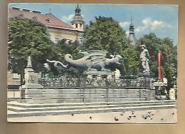 Jolie CP Autriche Klagenfurt Lindwurmbrunnen Am Neuen Platz - CAD 3-07-1961 / 1 Tp Pour Mr Drillet Pléguien - Klagenfurt