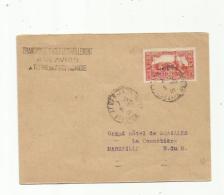 112  Sur Lettre Pour Marseille Griffe " Transporté Exceptionnellemnt Par Avion à Titre De Propagande " CaD Du 06 12 1936 - Covers & Documents