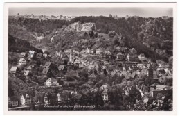 Oberndorf Am Neckar Germany, Rottweil Area, Panoramic View Of Town On Hill, C1940s Vintage Real Photo Postcard - Rottweil